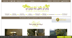 Desktop Screenshot of legoutestdanslepre.fr