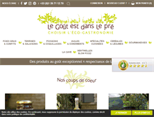 Tablet Screenshot of legoutestdanslepre.fr